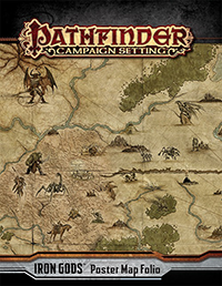 [PZO9277] Pathfinder Campaign Setting Iron Gods Poster Map Folio